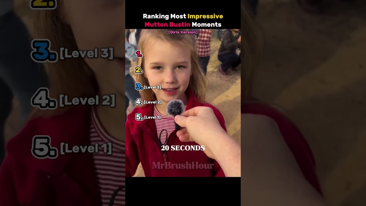 Ranking The Best Mutton Bustin Moments (Girls Version)