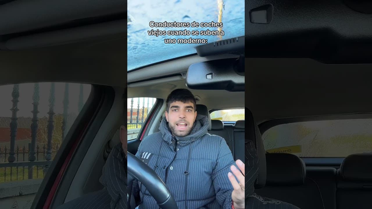 Conductores de coches viejos cuando nos subimos en uno moderno🚗