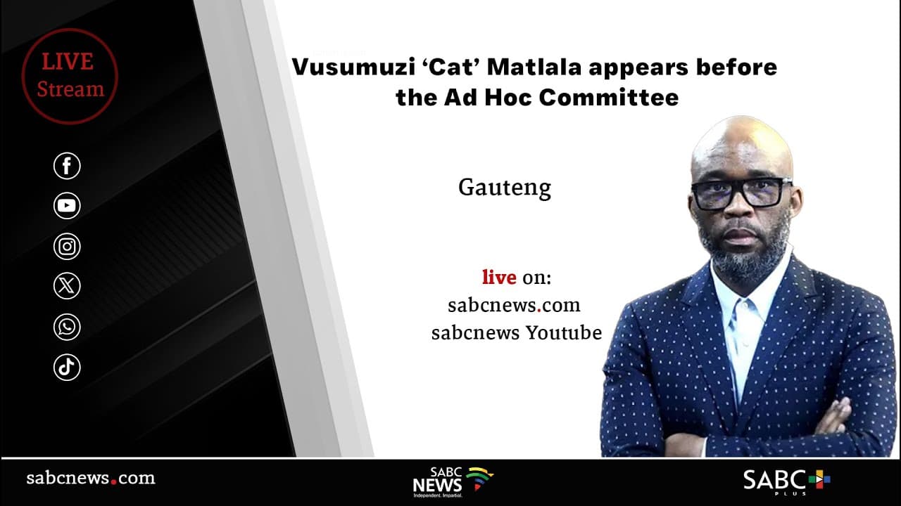 Parliament Ad Hoc Committee | Vusimuzi "Cat" Matlala's testimony at the Kgosi Mampuru prison