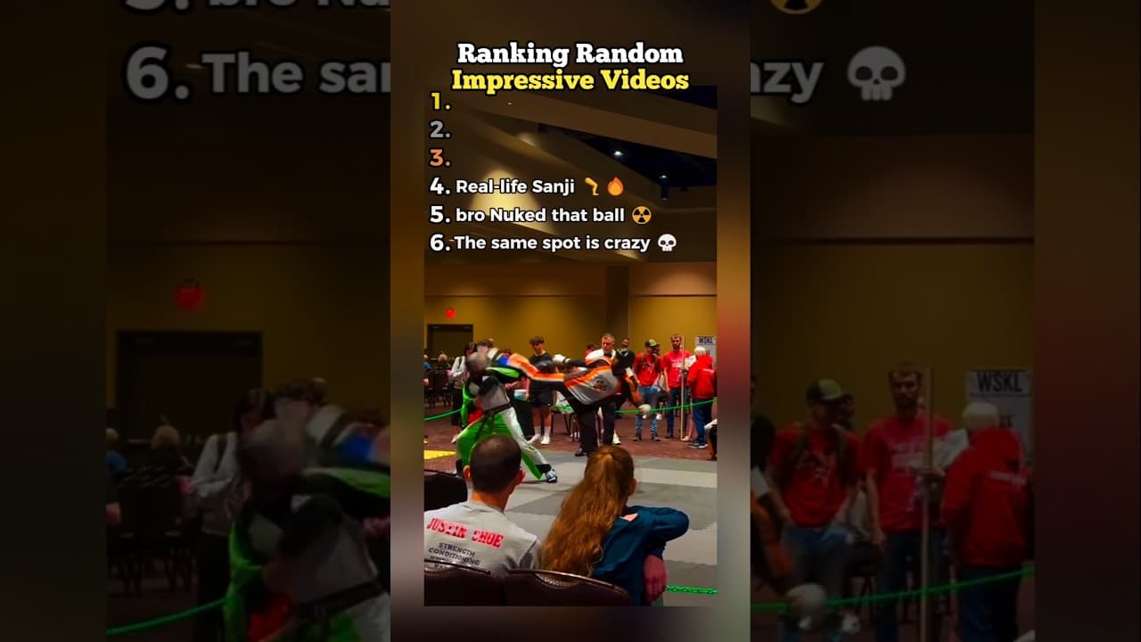 Ranking Impressive Videos 👍 #epic #skill