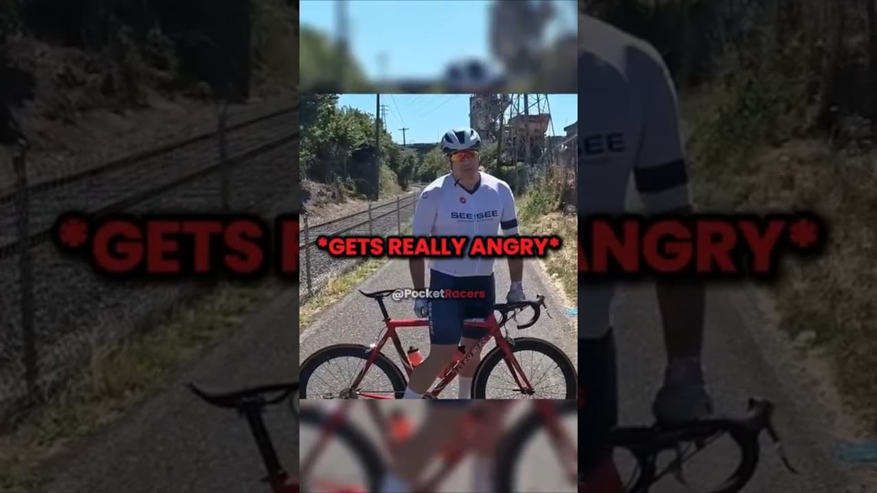 An Angry Cyclist Confronts a Biker… And It Gets Heated 😡