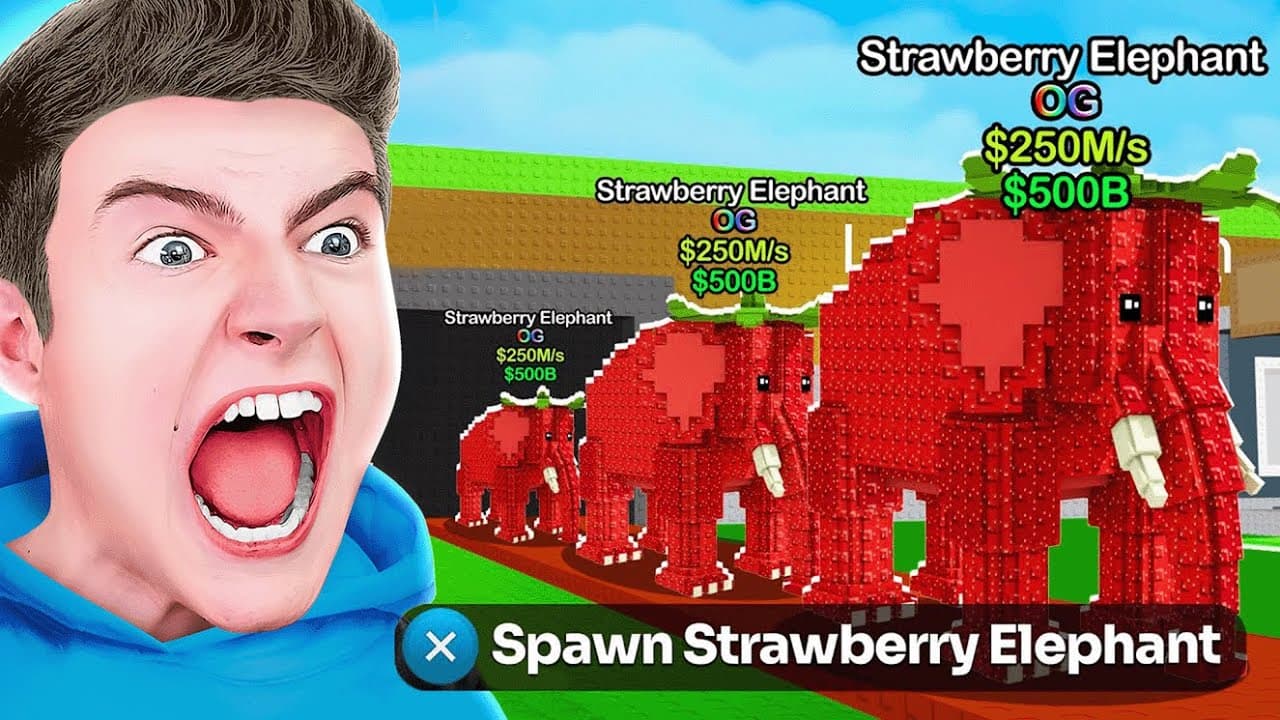 ADMIN SPAWNT mir OG STRAWBERRY ELEPHANT!