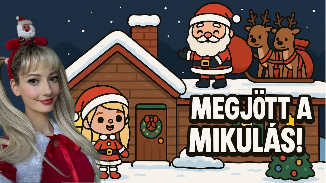 😱MEGJÖTT A MIKULÁS!🎅🎁 TocaBoca Fanni Kalandjai