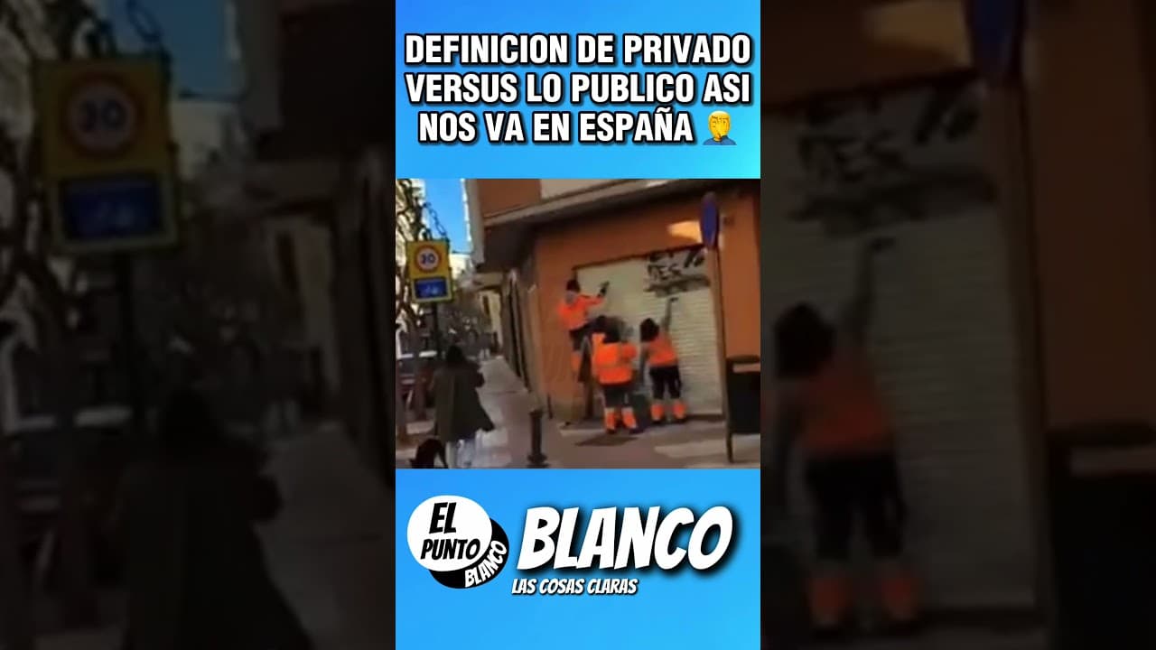 DEFINICION DE LO PRIVADO VS LO PUBLICO #shorts #vox #abascal #sanchez #españa #funcionarios #psoe