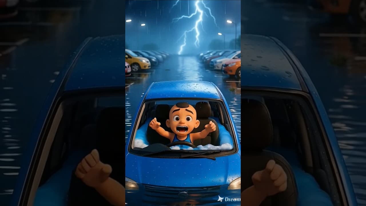 Kasihan Banget, Mobil Ipin Tenggelam Guys #animation #kartunlucu #viralshorts