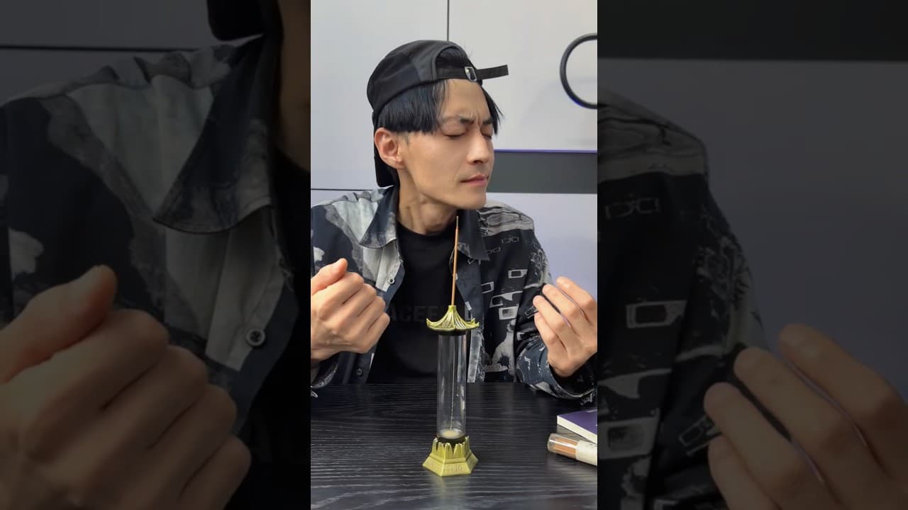 "Magic China" - The Incense That Flows DOWNWARDS? Defying Gravity? 🔥 #MysticOrientalMagic #funny