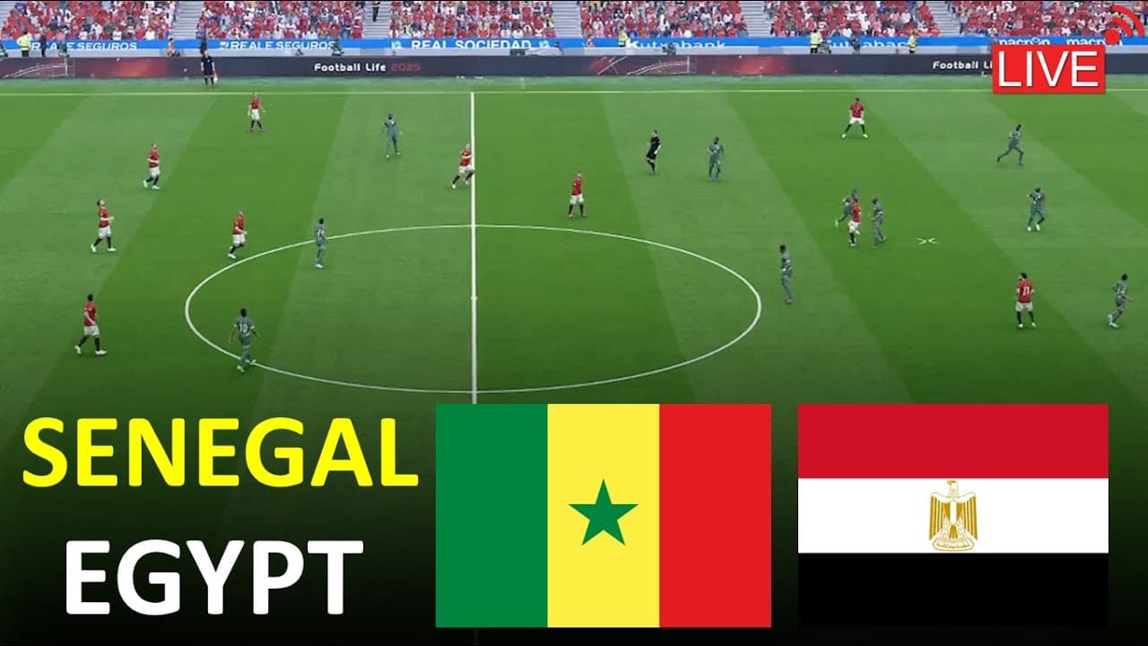 🔴Senegal vs Egypt Live I CAF Africa Cup of Nations 2026 Full Match Streaming I PES 21 Simulation