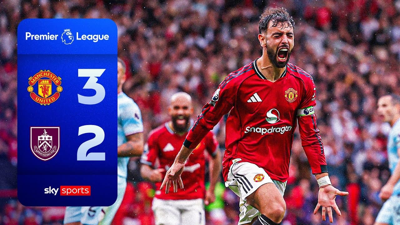 LATE, LATE Bruno Fernandes penalty saves Red Devils' blushes! | Man Utd 3-2 Burnley | EPL Highlights