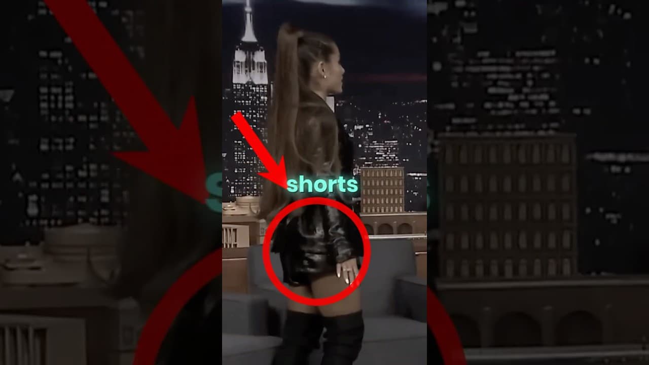 Ariana Grande got SHY because of her SHORTS! 🙈😳