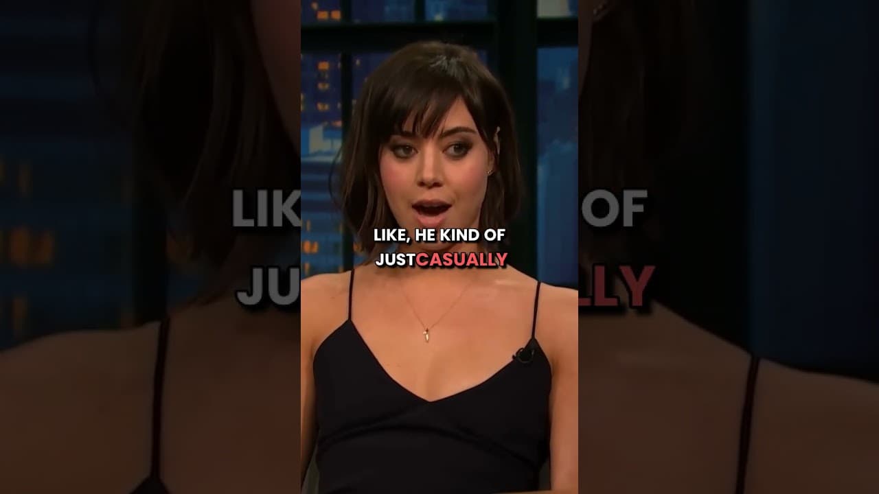 Aubrey Plaza shares a hilarious story about a risky on-set prank that nearly backfired #AubreyPlaza