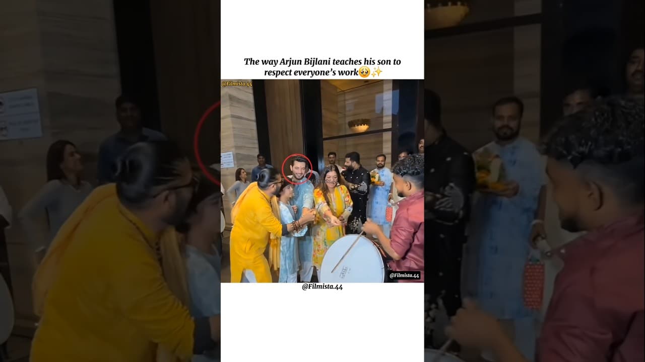 Arjun's wife is so sweet here ♥️🥹#filmista #shorts #shortsfeed #arjunbijlani