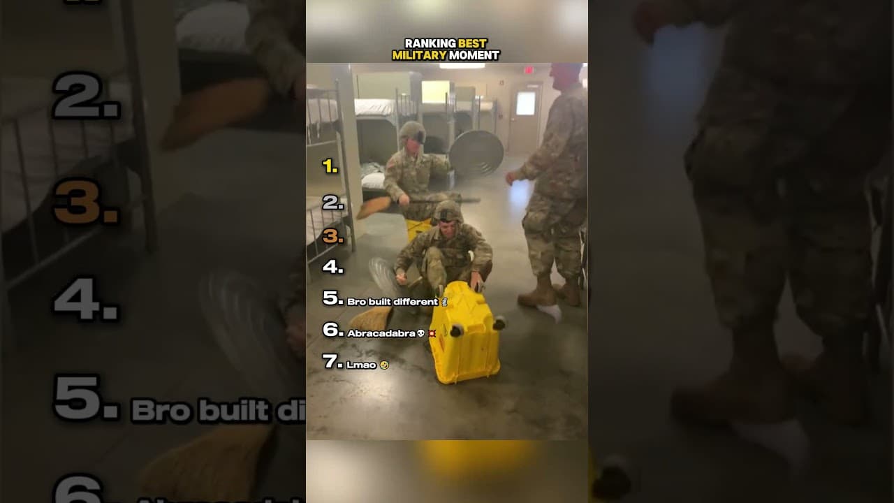 Best Military Moment 🤣🤣