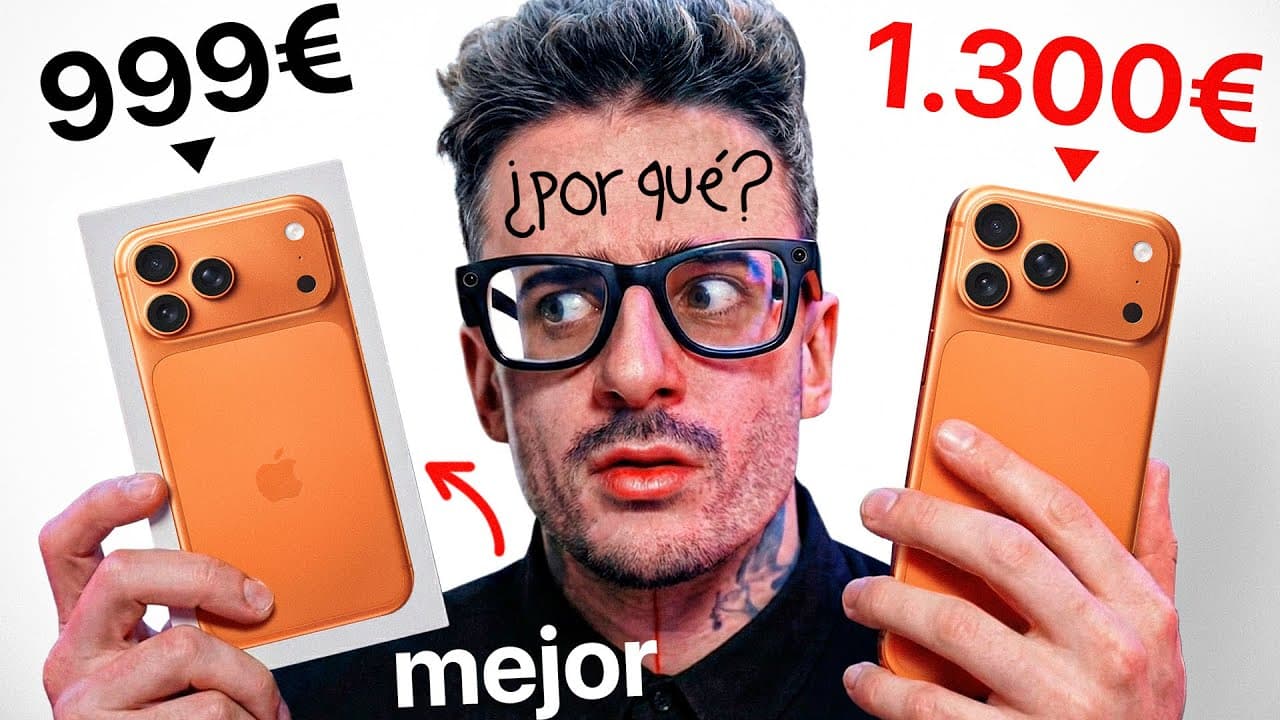 he comprado 2 iPhone 17 Pro... pero son totalmente distintos.
