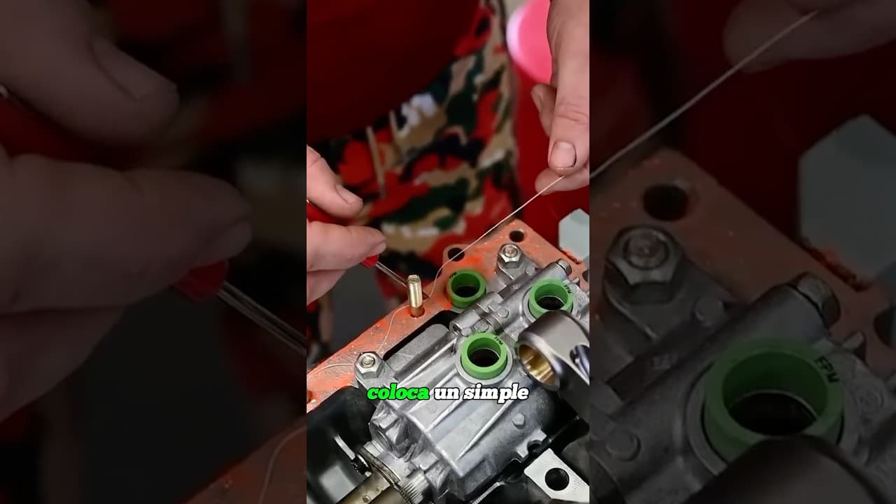 He Put a Piece of Thread in the Engine on Purpose！#foryou #shorts #machine