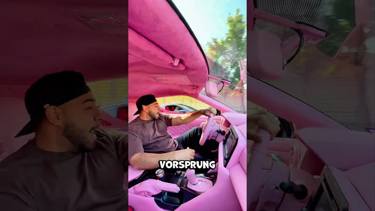 Er weiß ganz genau, dass seine Autos die schnellsten sind!