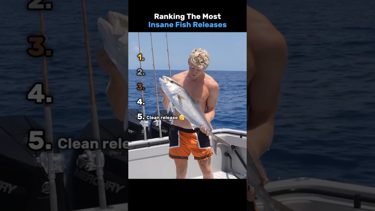Ranking The Most Insane Fish Releases😂❤️ #ranking #tiktok #funnymoments #moments