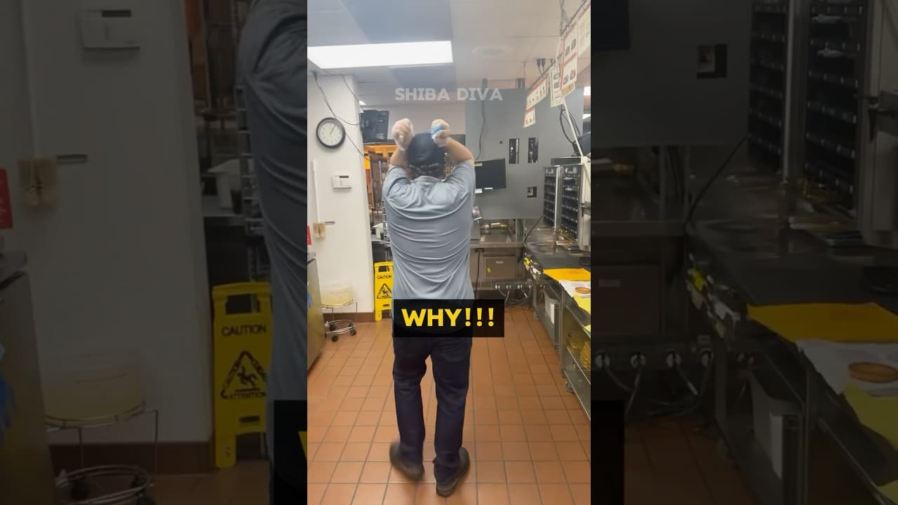 Every Fast Food Worker’s Nightmare!  (via: daddydrew622/TT) #shorts #trending #viral #funny