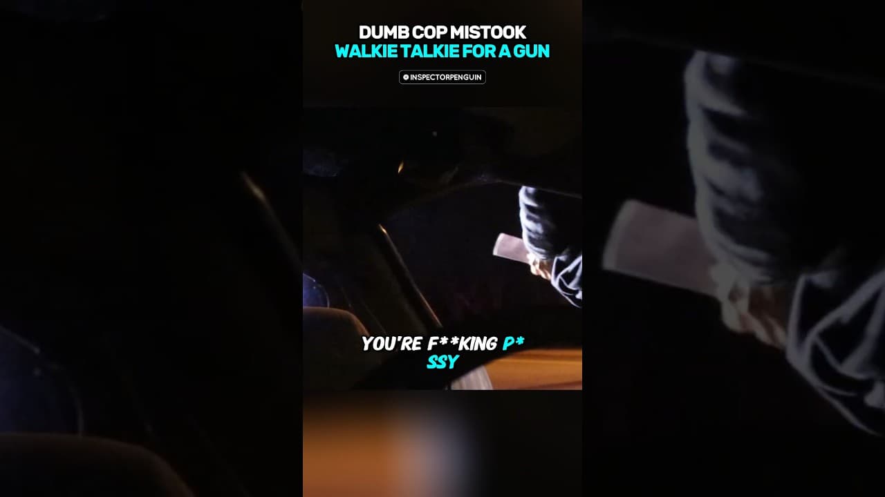Dumb Cop Mistook Walkie Talkie For A G*n @PhillyStreetRaceTeam