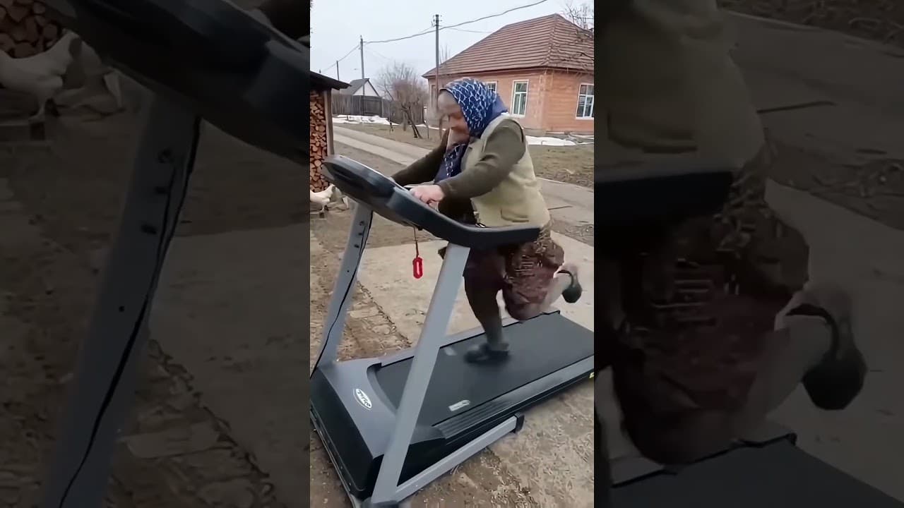 Ранкова пробіжка #прикол #село #funny