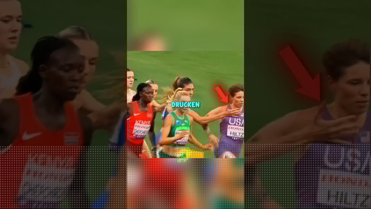Deutsche Läuferin wird GESCHUBST bei Weltmeisterschaften 2025 😠🤯