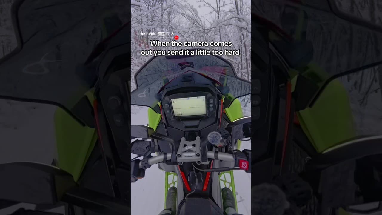 Roudy vr1 boost 850 turbo Polaris snowmobile #sled #jump #turbo #boosted #wheelie @insta360