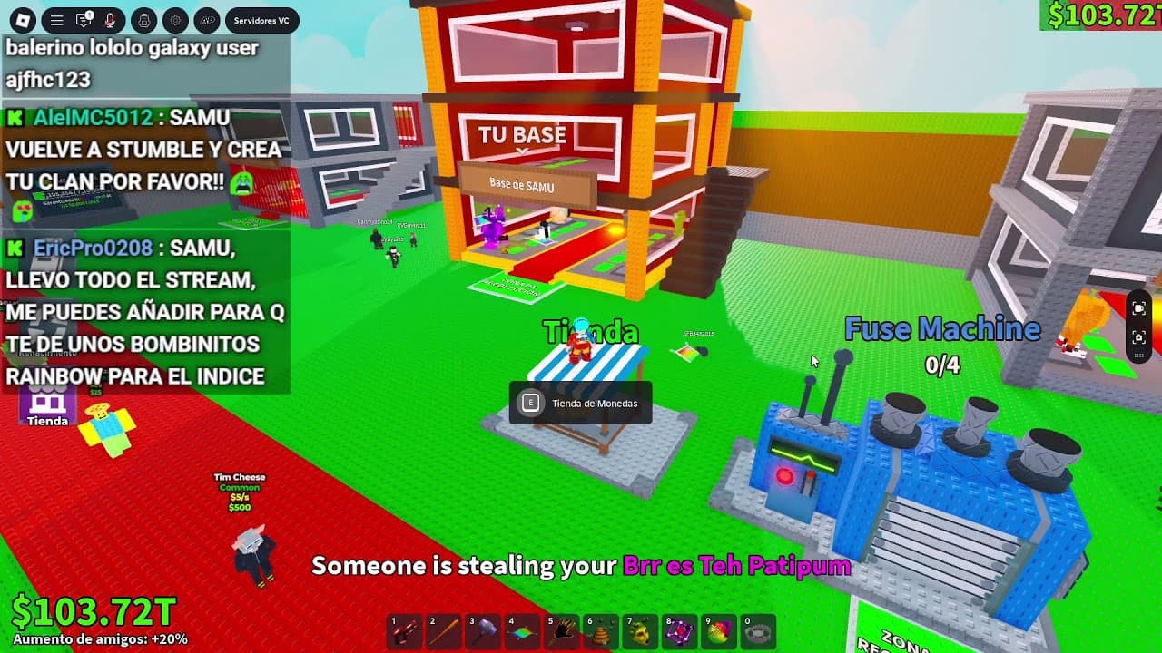 ⚠️ CORRE!!!! ADMIN ABUSE HOY!!! ⚠️ + SORTEOS DE BRAINROTS CHETADOS en DIRECTO!