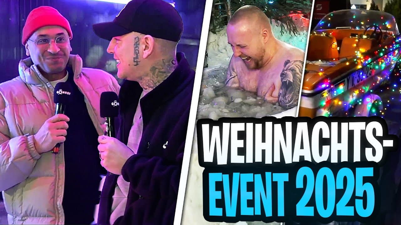 XXL WEIHNACHTSSHOW 3.0🎄 EISBAD Challenge, 1VS1 & WICHTELN mit +500 GÄSTEN😱 MontanaBlack IRL