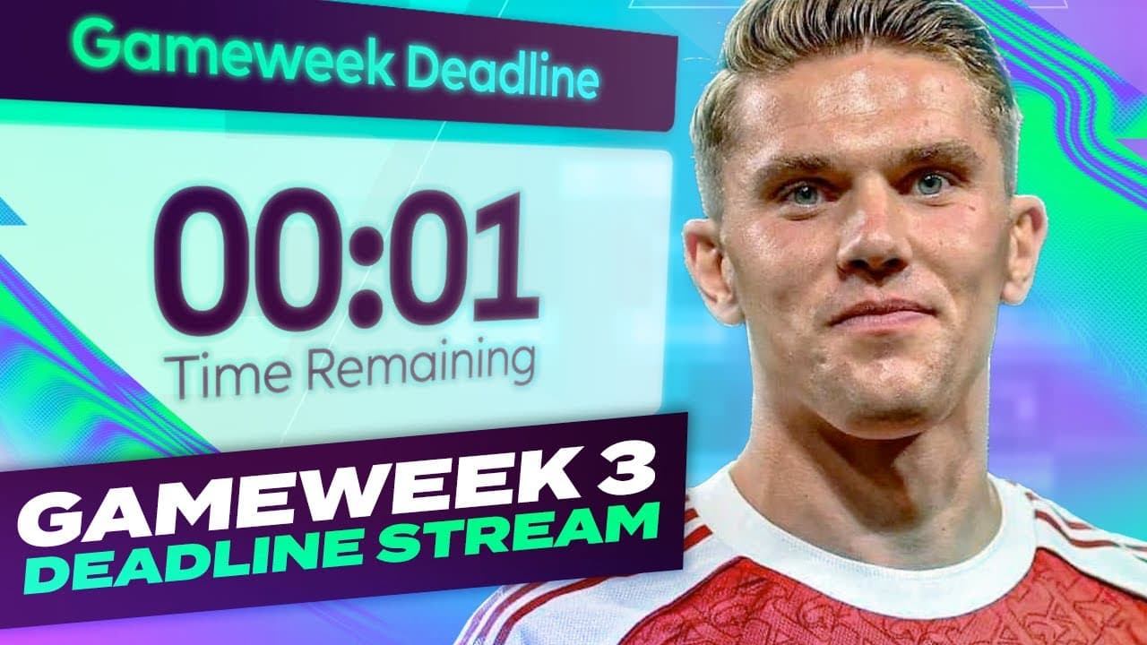 PALMER OUT FOR WHO?! 🚨 FPL DEADLINE STREAM GAMEWEEK 3 | Fantasy Premier League Tips 2025/26