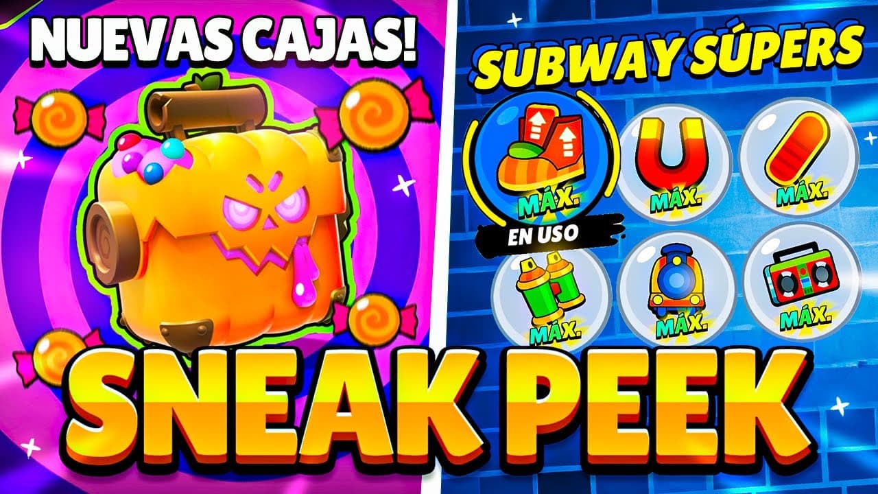ABRO MUCHAS CAJAS de HALLOWEEN y PRUEBO los PODERES de SUBWAY SURFERS | SNEAK PEEK