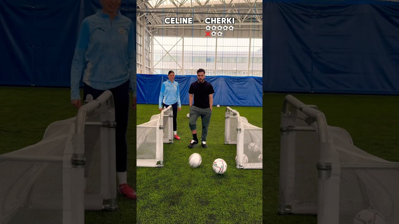 Who Can Score The Most? (vs Cherki) 🤯