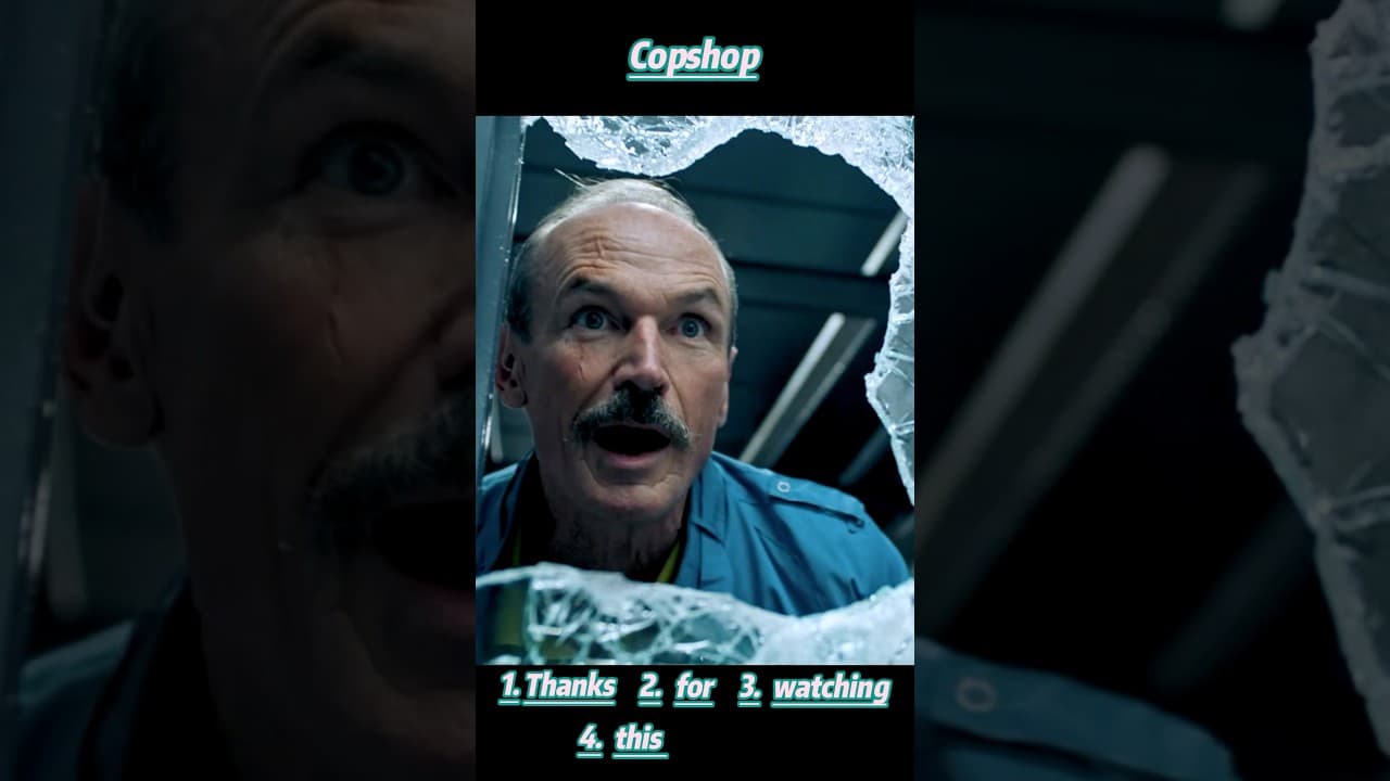 Waiting… as the Glass Cracks Under Fire #Copshop #shorts