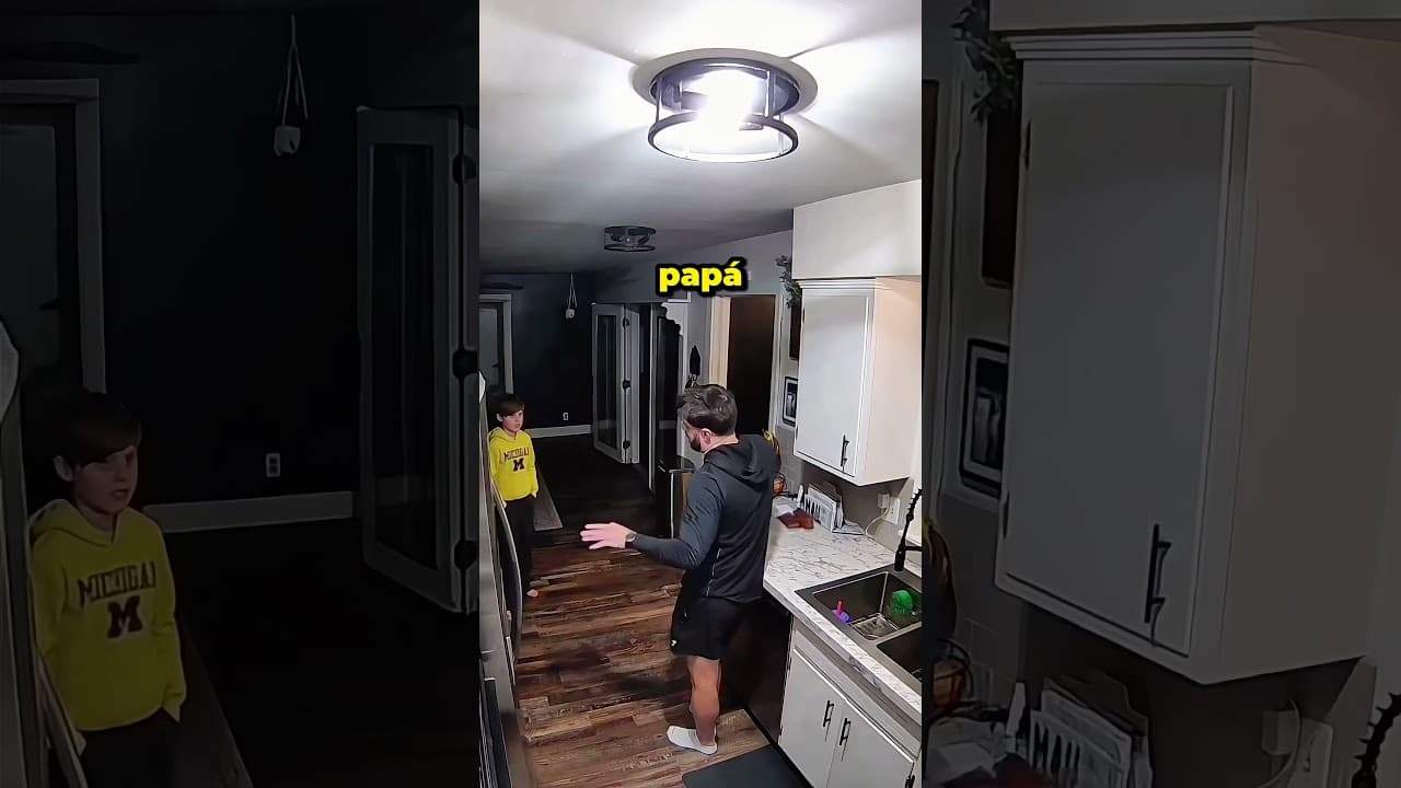 El hijo cae en la trampa del trato de limpieza de la casa de su padre #shorts #snowday #prank