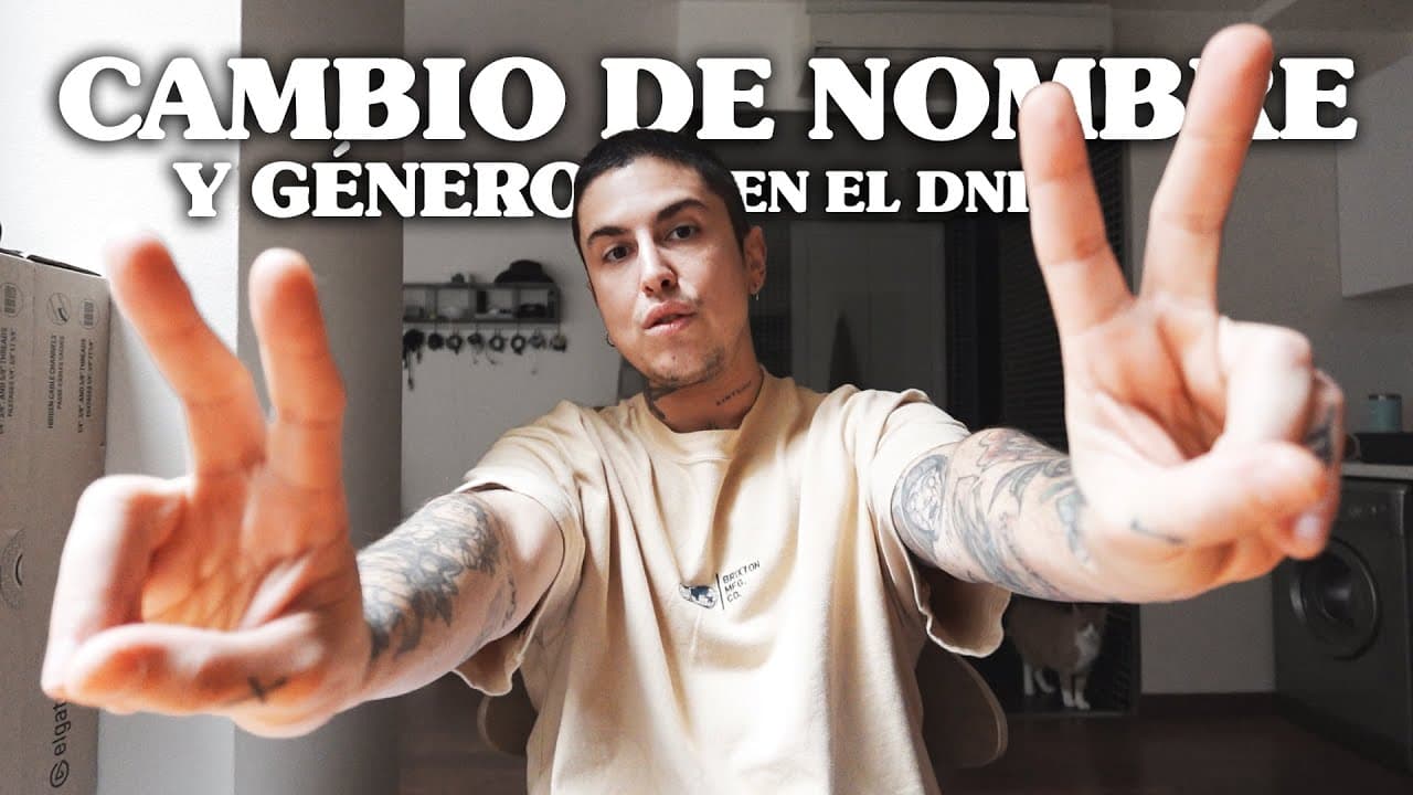 día de ir a cambiarme el NOMBRE y GÉNERO en el DNI