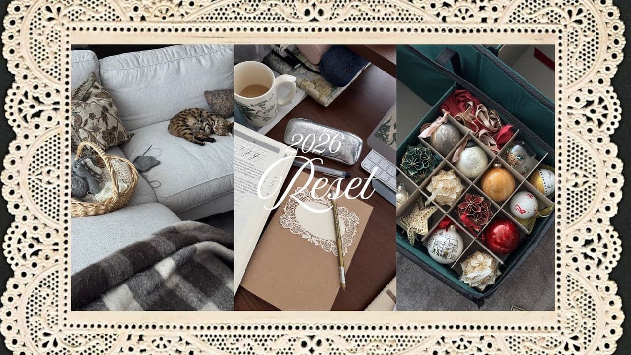 2026 Reset | quitar decoración de Navidad, orden y limpieza en casa