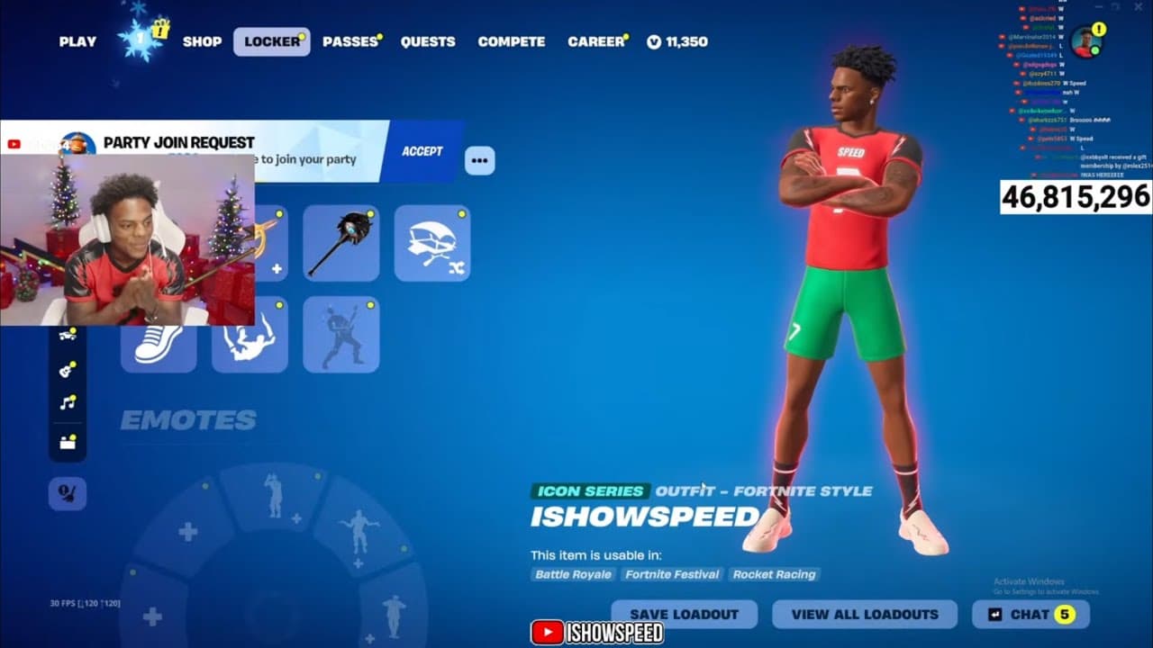 FORTNITE SKIN REVEAL!  🕺⛏️ NOT ENDING UNTIL I WIN