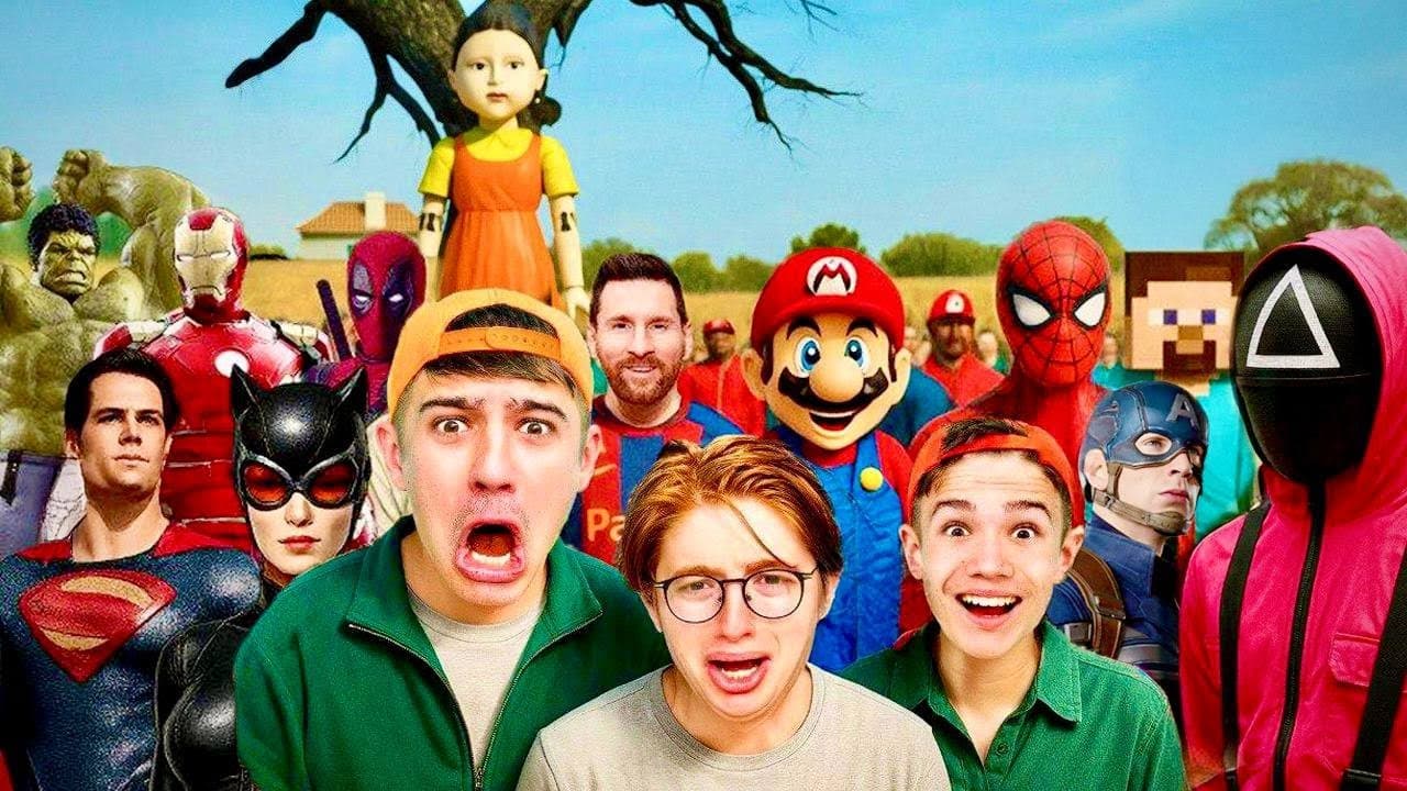 ΜΠΗΚΑΜΕ ΣΕ SQUID GAME ΜΕ ΓΝΩΣΤΟΥΣ ΗΡΩΕΣ!