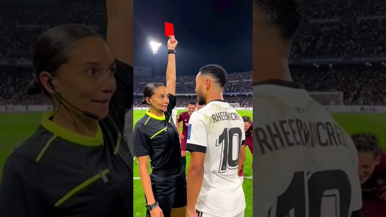 He didn’tprotesthe surprised everyone#FootballHumor #RedCardScene #Live #StadiumChaos #SportsComedy