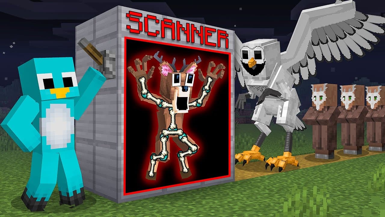 Using a SCANNER to Find The DEER'S SECRETS in Minecraft!