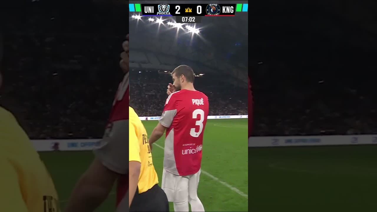 Zidane y Piqué vuelven a jugar un partido de fútbol. #KingsLeague