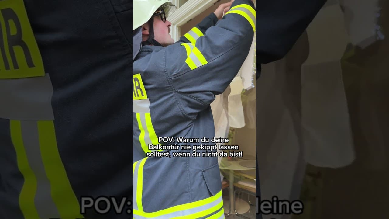 Die gekippte Balkontür… 🚪