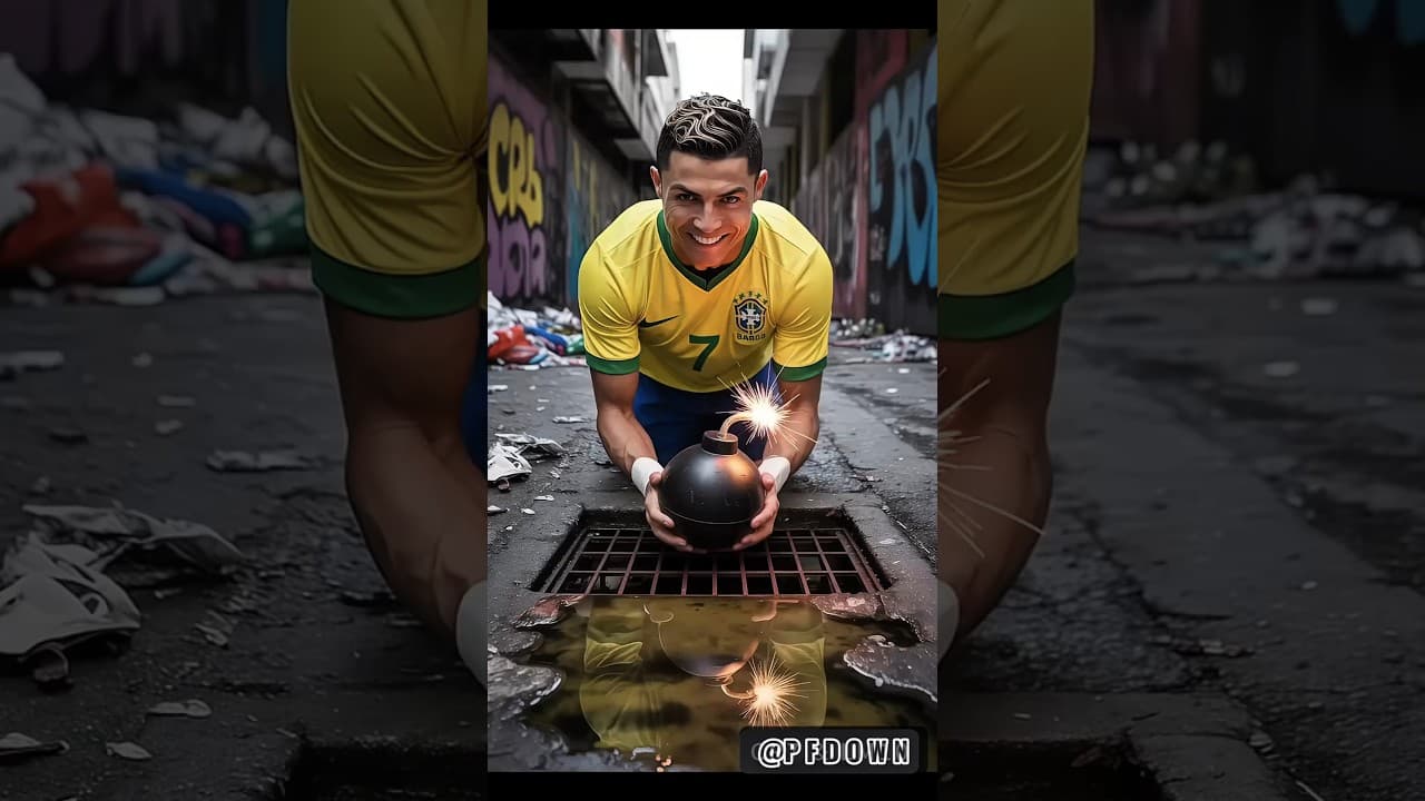 CR7 & LM10 #Ronaldo #Messi #shorts #funny