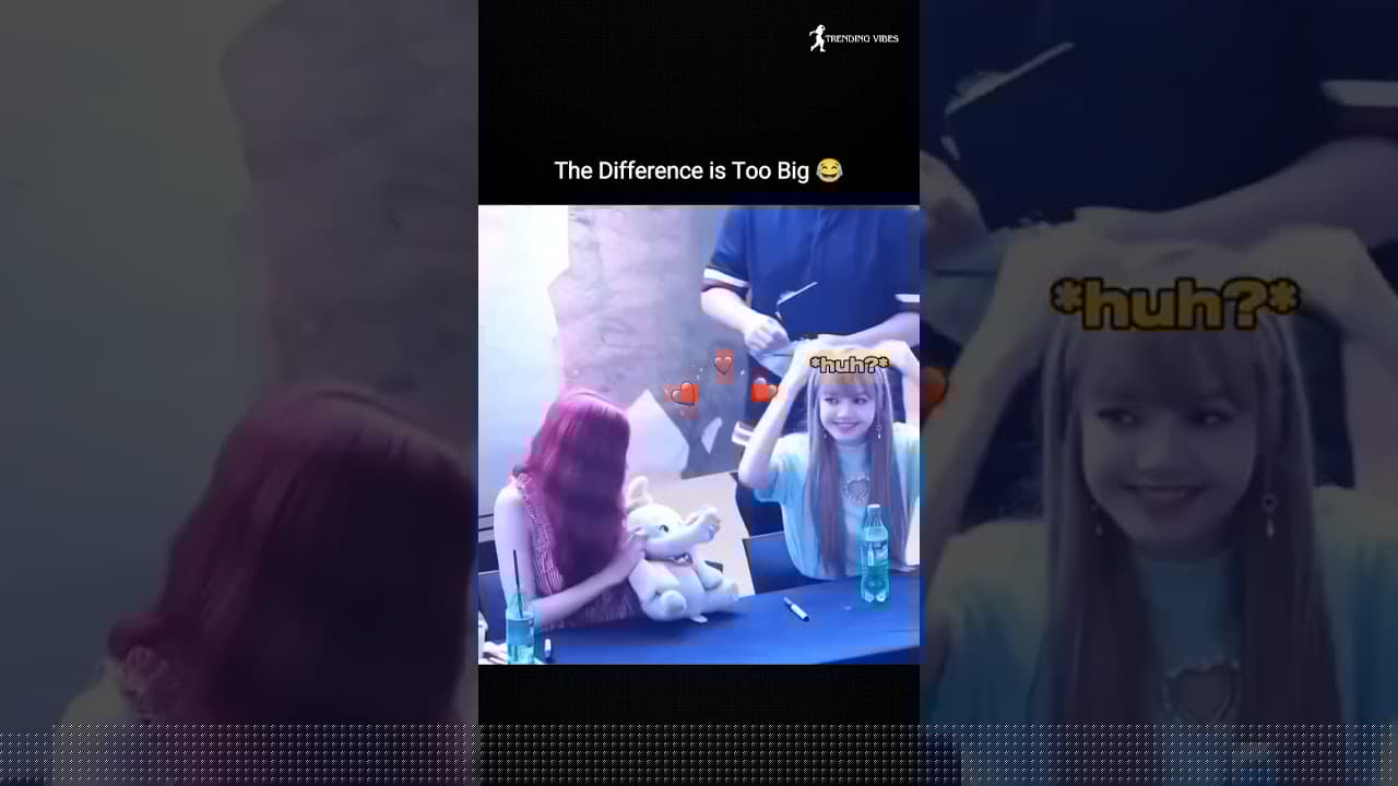 💚The difference between them is just too big 😂 #trending #viralvideo #blackpink #funnyvideo #shorts