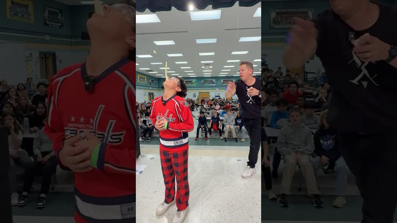 Crazy Card Throwing Trick Shot 😫