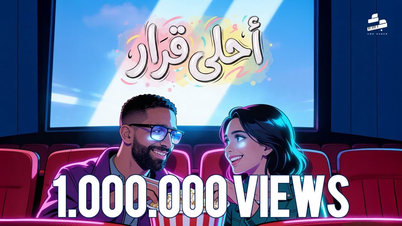 Ahla Qarar- Amr Gaber | عمرو جابر - أحلي قرار (وانا معاك انا مش بفكر)