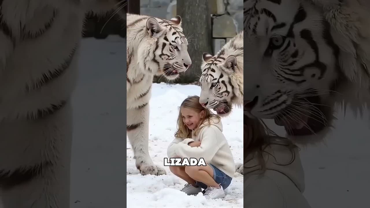 El Pequeño Tigre Salvó A La Niña 🥺❤️