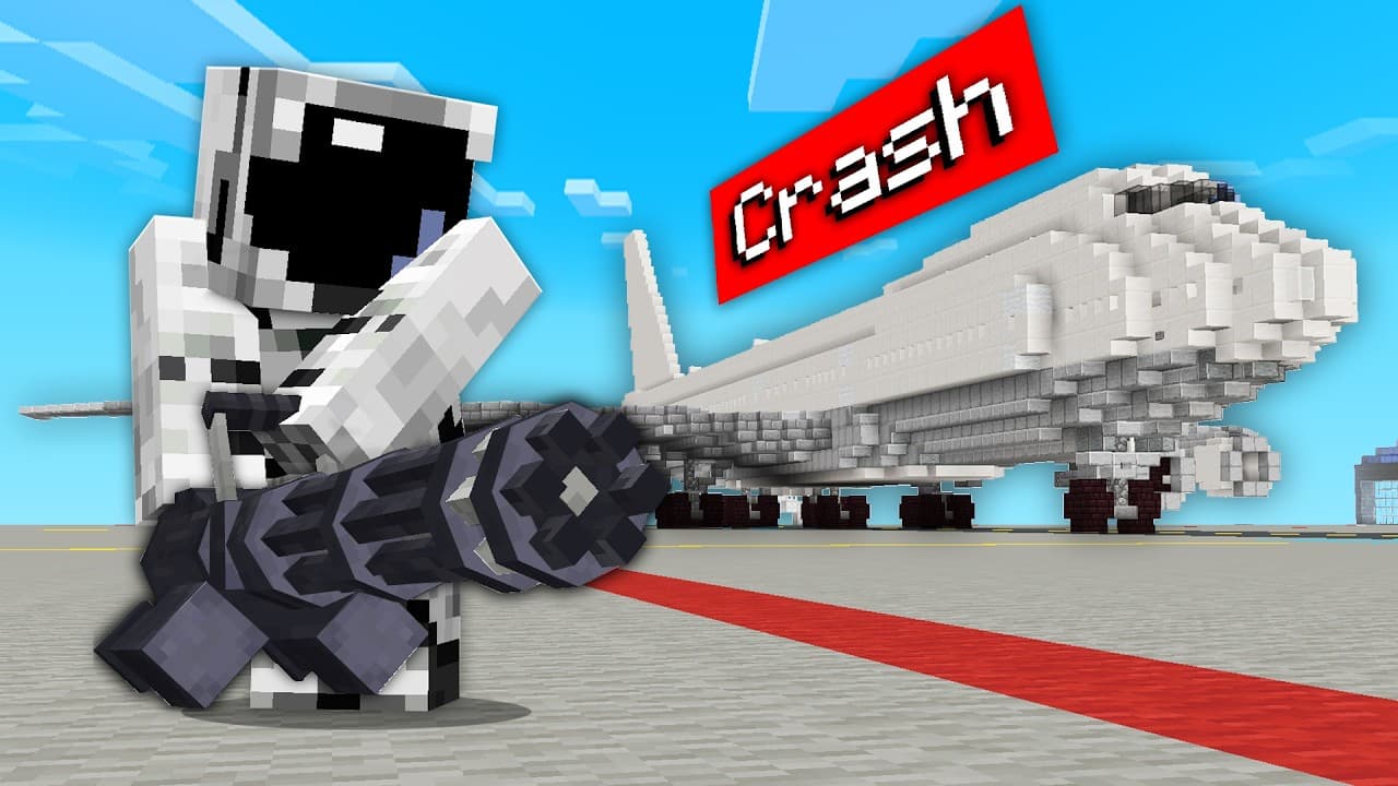 100 Joueurs doivent m'empêcher de Crasher cet Avion...