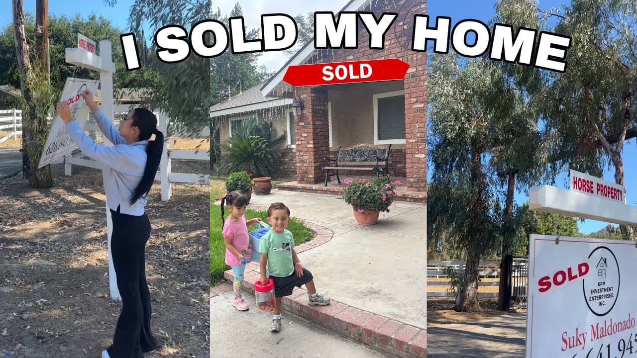 I SOLD MY FIRST HOME 