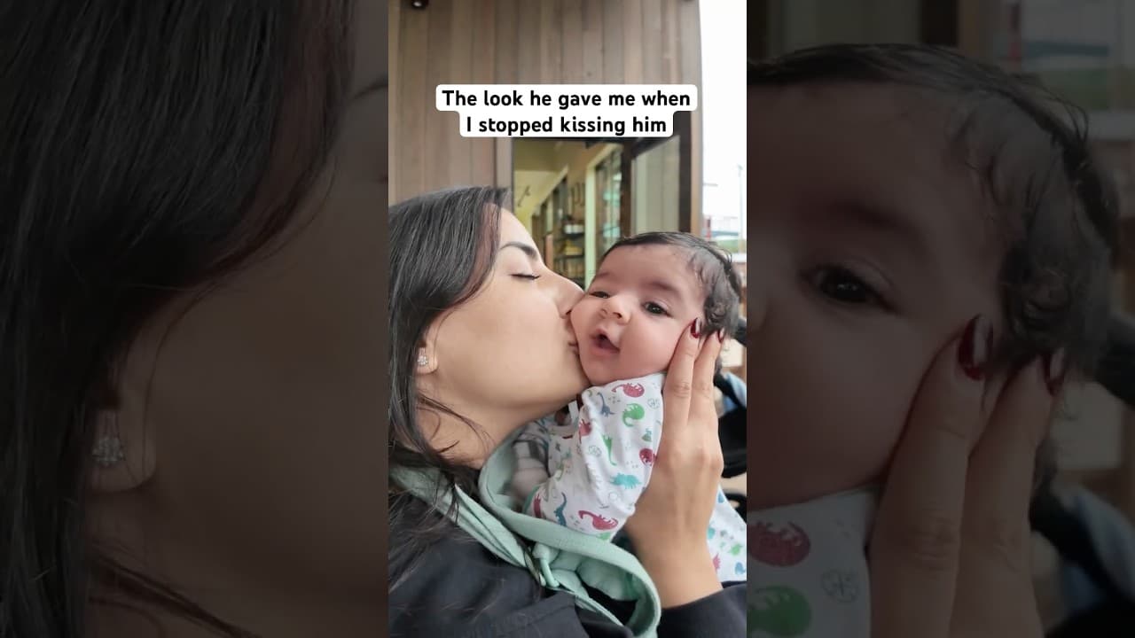 The look he gave me when I stopped kissing him