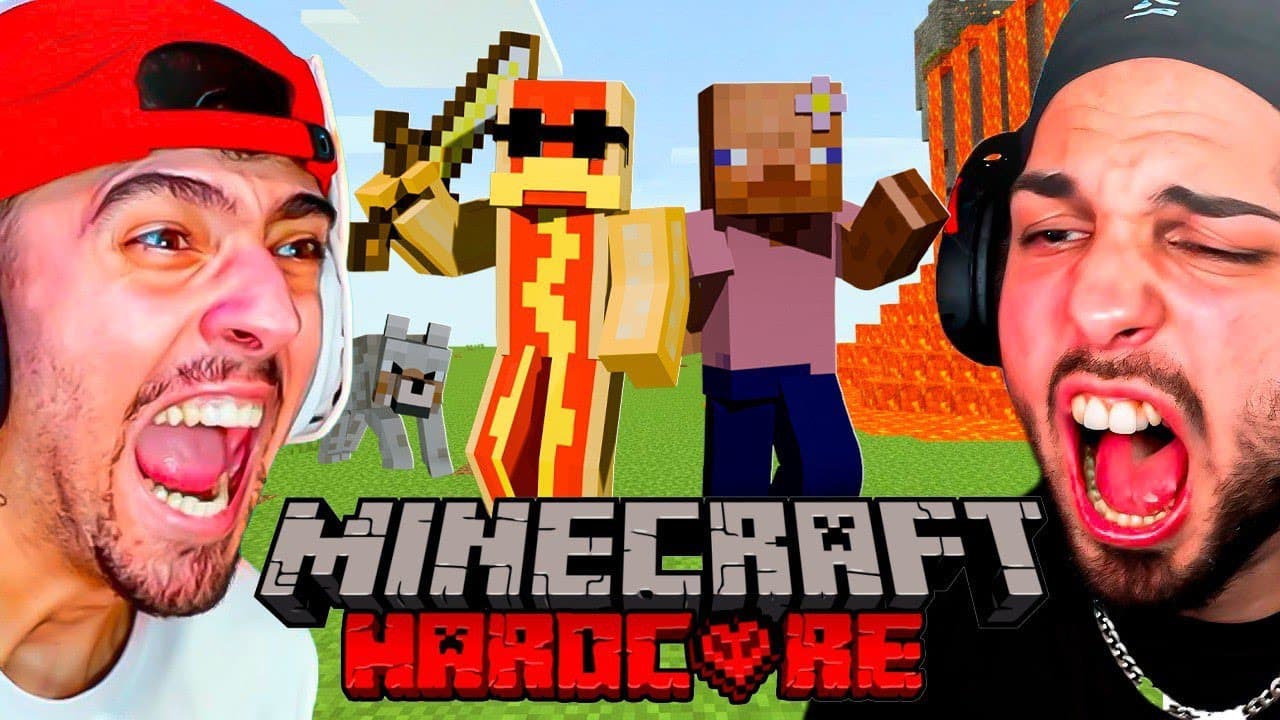 ¿PASARSE EL MINECRAFT EN MODO HARDCORE con PEEREIRA7 es POSIBLE? | DÍA 1 - Agustin51