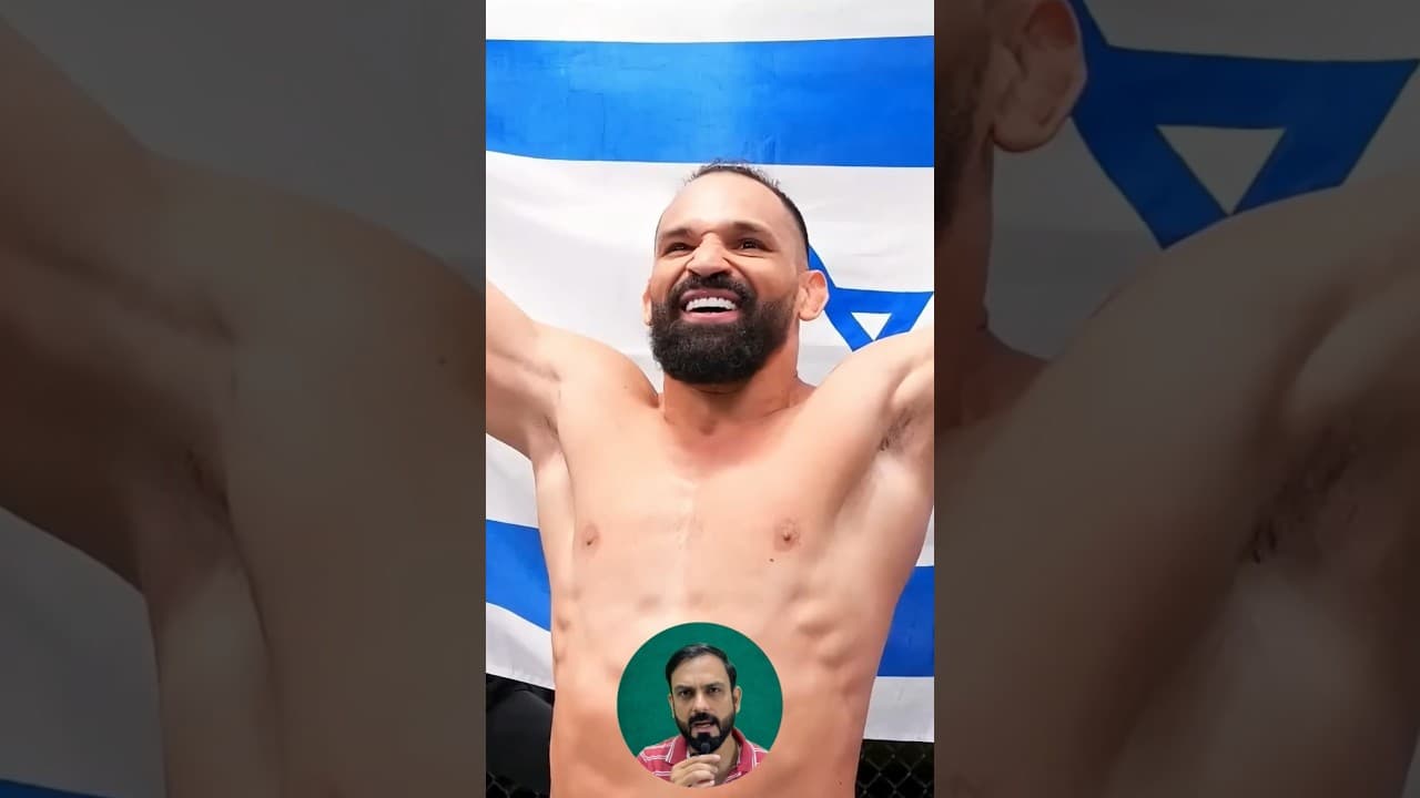 This fighter danced holding the flag in the UFC #shorts